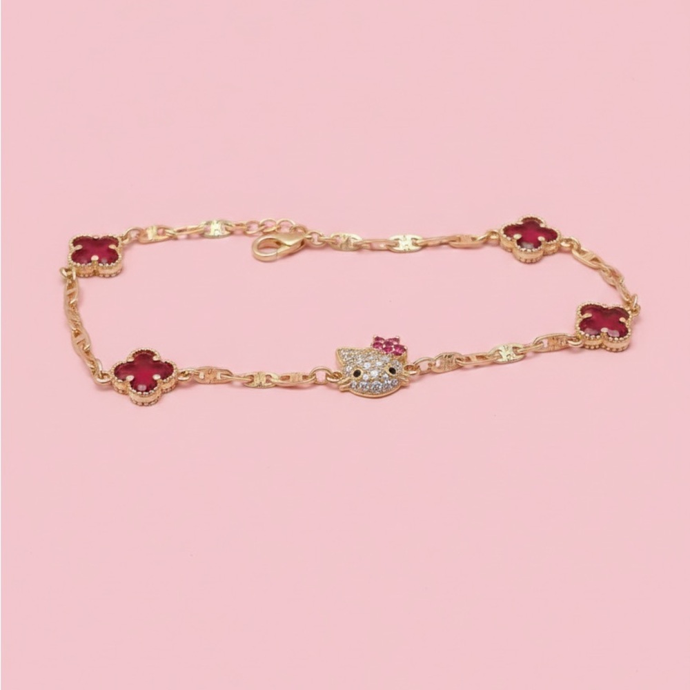 HK x Clover Charm Bracelet